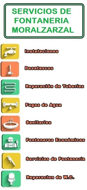 servicios de fontaneria en Moralzarzal